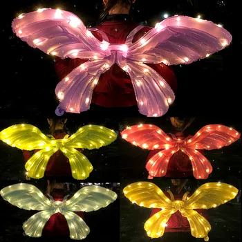 10шт Воздушных шаров из фольги с бабочками, больших крыльев Ангела, реквизита для косплея Феи на тему животных, свадьбы, подарка на День рождения, Хэллоуина