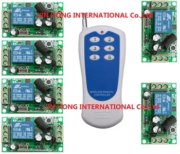 DC12V 1CH RF кулисный переключатель livolo switch system умный дом радиопереключатель 315/433 МГц rf подъемные 6 Кнопок Передатчики