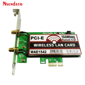 150 М Беспроводной Bluetooth 4.0 PCI Адаптер PCI-E Express Card Беспроводная сеть Wi-Fi LAN Ethernet NIC Expresscard