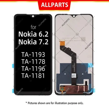 Дисплей для Nokia 6.2 /7.2 Замена дигитайзера с сенсорным ЖК-экраном TA-1178/TA-1196