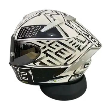 X14 Белый Цветной шлем, мотоциклетный шлем, гоночный Casco X-Четырнадцать, Мужской и женский мотоциклетный шлем для мотокросса,