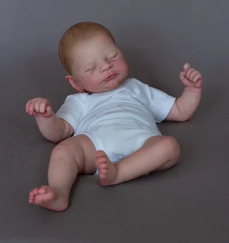 NPK 52 СМ Новорожденный Ребенок Кукла Реборн Тимоти Спящий Ребенок Высококачественная Кукла Genesis Ручной Росписи с Видимыми Венами 3D Кожа