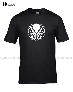 Новый символ Бога Ктулху - Оккультные мифы Лавкрафта о Ктулху- Мужская футболка, хлопковая футболка, Белая футболка Женская мода, забавная новинка