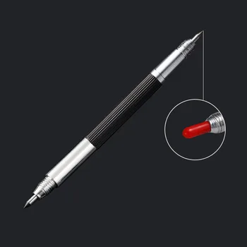 Стеклокерамический маркер, двуглавый станок для резки стеклянной плитки, аксессуары для строительных инструментов, машинная ручка, стеклянный нож, чертилка