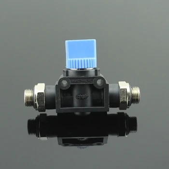 HVSS Пластиковый обратный клапан Вставные пневматические фитинги HVSS, ниппель, быстроразъемные воздушные фитинги, ручные клапаны