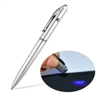 Ручка с невидимыми чернилами, забавная ручка 2 в 1, Невидимые чернила, Волшебная защита от рукописного ввода, ручка для секретных сообщений с ультрафиолетовым излучением