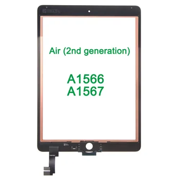 Оригинальный сенсорный экран + OCA для iPad Air 2 A1566 A1567 Замена стекла дигитайзера сенсорного экрана