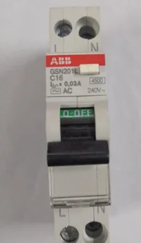 1ШТ Оригинальный миниатюрный автоматический выключатель ABB GSN201L C16 AC30, Бесплатная доставка