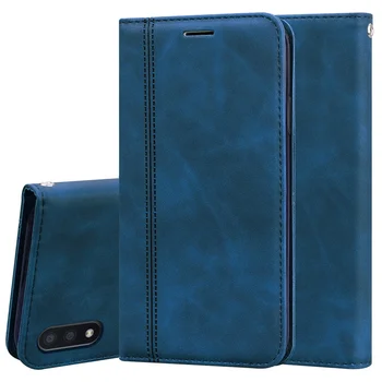 Кожаный бумажник Флип-Чехол Для Samsung Galaxy M01 Чехол Держатель для карт Магнитная Обложка-Книжка Для Samsung M01 M015 SM-M015F Case Coque