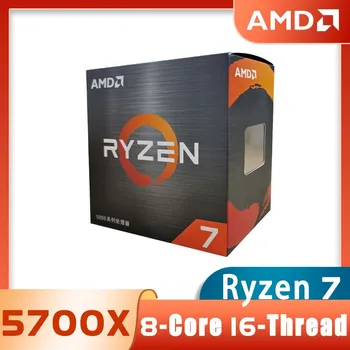AMD New Ryzen 7 5700X R7 5700X 3,4 ГГц Восьмиядерный 16-Потоковый Процессор 7-Нм Socket AM4 Аксессуары Для Настольных Геймерских Процессоров