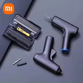 Набор инструментов для домашнего ремонта Xiaomi Zai Hause для электрика, встроенный сейф для хранения, Портативный набор отверток с регулируемым крутящим моментом 4 В