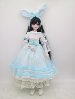 Подвижная кукла с пластиковым шарниром 1/3 60 см женская кукла BJD продается с одеждой платье
