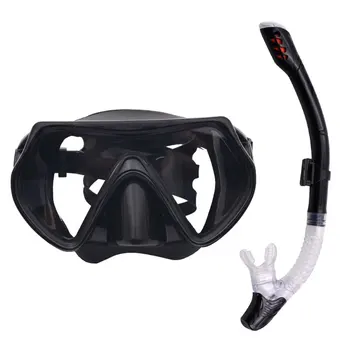 Профессиональные маски для подводного плавания, набор для подводного плавания, силиконовая юбка для взрослых, Противотуманные очки, Плавательные очки, Снаряжение для дайвинга в бассейне
