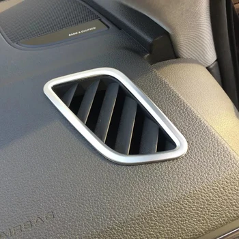 ABS Хром приборная панель автомобиля Воздухозаборник Вентиляционное отверстие Накладка Наклейка Декоративная рамка для Audi A4L 2017 2018