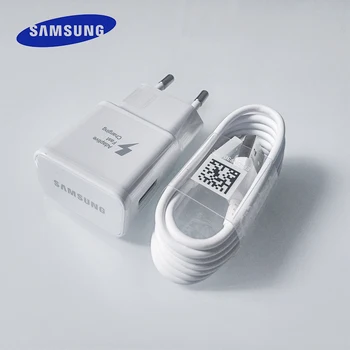 Samsung Быстрое Зарядное Устройство 15 Вт Адаптер Быстрой зарядки Type C Кабель Для Galaxy A32 A42 A52 A71 A51 A41 A31 A60 A70 A50 A40 Примечание 8 9