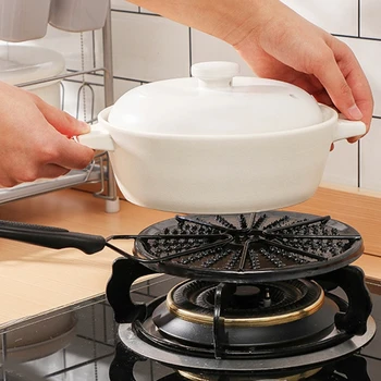 Домашняя плита для приготовления пищи Теплопроводящая пластина Варочная панель Рассеиватель тепла Кольцо для тушения Коврик для сковороды для варочной панели Защита от перегрева