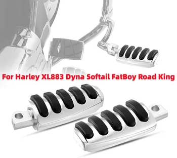 1 Пара модифицированных мотоциклетных педалей Мотоциклетные шоссейные подножки Зажимы для Harley XL883 Dyna Softail Road King