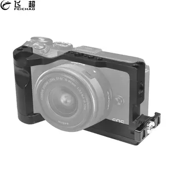 Камера M6 Mark2 Camera Cage Rig с Креплениями для холодного Башмака Удобная Рукоятка для ARRI Handle для Canon EOS M6 Mark II Стабилизатор Видеопленки Vlog