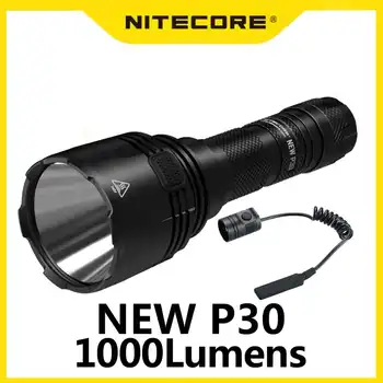 NITECORE Новый фонарик P30 CREE XP-L HI V3 LED max 1000LM 8 Режимов работы дальность луча 618 метров светодиодный фонарик открытый спасательный фонарь