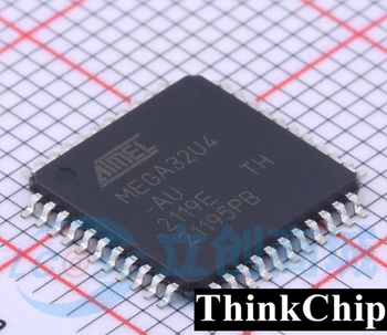 ATMEGA32U4-AU QFP-44 (MCU/MPU/SOC) 8-разрядный микроконтроллер с 16/32 Тыс. Байт флэш-памяти ISP и USB-контроллером Новый Оригинальный