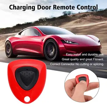 Для Tesla Модель 3/Y, пульт дистанционного управления дверью автомобиля, зарядка, новое зарядное устройство, кнопка для открытия крышки двери, аксессуары для чипов