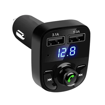 Автомобильный Bluetooth FM-передатчик X8, MP3-плеер, Многофункциональное автомобильное зарядное устройство, Автомобильные аксессуары