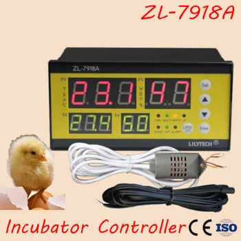 Многофункциональный Автоматический Регулятор температуры ZL-7918A Автоматический Регулятор Температуры И Влажности Инкубатора XM-18 Термостат