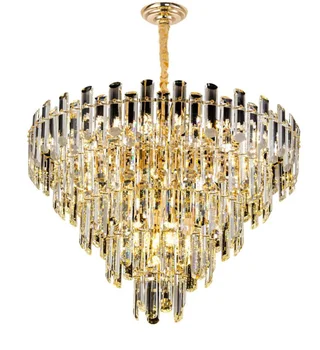 Подвесной светильник из светодиодов Nordic crystal роскошная современная гостиная luster villa разноцветная декоративная лампа