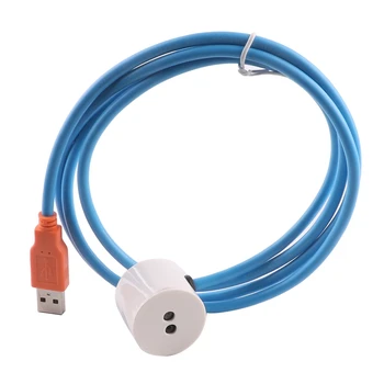 Синий кабель USB к ближнему инфракрасному диапазону для счетчика энергии IEC1107 DLMS, измерителя кВтч, считывателя показаний счетчика воды
