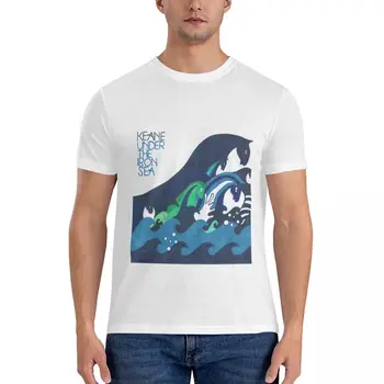 Keane - Приталенная футболка Under the Iron Sea, одежда для хиппи, короткие мужские футболки с длинным рукавом