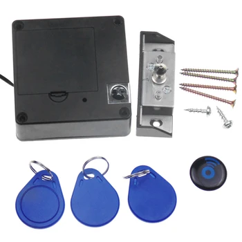 Невидимый электронный RFID-замок для шкафа, Дверные замки для ящиков без ключа, Датчик блокировки