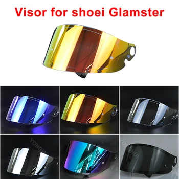 Козырек шлема для SHOEI Glamster Полнолицевые мотоциклетные линзы с защитой от ультрафиолета, Водонепроницаемый защитный экран Capacete