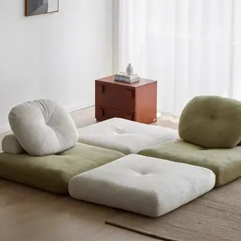Тканевый диван Без подлокотника, разобрать и вымыть татами, японский ленивый диван для мелкого домашнего использования, диван-картошка