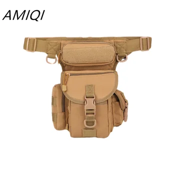 Военная тактическая сумка для ног AMIQI, поясная сумка для охоты, поясная сумка для езды на мотоцикле, мужская военная сумка Molle Waist Pac