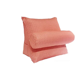 Однотонная подушка для шеи для отдыха, Подушка для изголовья дивана, Офисные подушки для спинки кровати