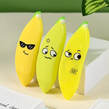 12 шт./лот 5 мм * 6 м Креативная банановая корректирующая лента Рекламные Канцелярские принадлежности Подарочные Школьные канцелярские принадлежности