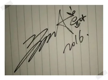 SNSD Yoona с автографом, оригинальная коллекция отрывных листов, бесплатная доставка 2016 г.