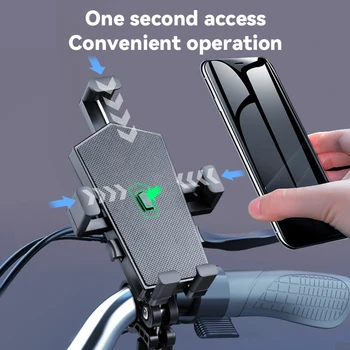 2023 Новый фиксированный кронштейн для навигации по велосипедам, мотоциклам, мобильным телефонам, противоскользящий кронштейн амортизатора, зажим для GPS на 360 градусов