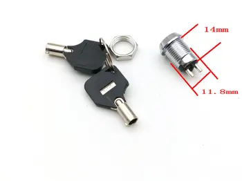 20 комплектов мини-ключей для включения/выключения замка зажигания, ключ ВЫКЛ., 12 мм Новый