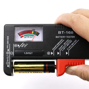 Naughty Bird BT-168 Батарейки AA/AAA/C/D/9V/1.5V Универсальная Кнопочная Батарея С Цветовой Кодировкой Измерителя Напряжения Тестер Проверки