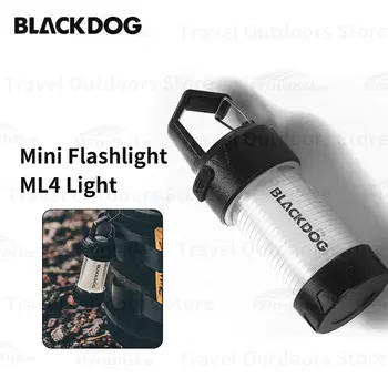 Naturehike-BLACKDOG Мини Портативный фонарик ML4 Light, многофункциональный регулируемый рыболовный фонарь с зарядкой типа C, дизайн