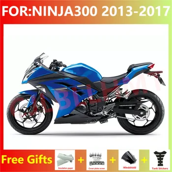 Новые комплекты обтекателей для мотоциклов ABS Подходят для ninja 300 ninja300 2013 2014 2015 2016 2017 EX300 ZX300R комплект обтекателей синий