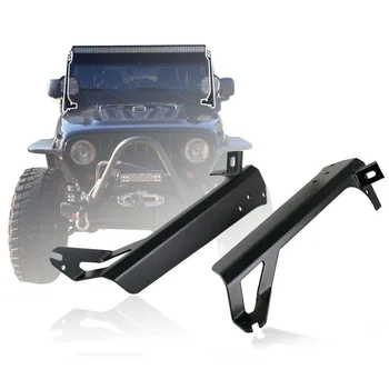 Кронштейны для Крепления Лобового Стекла Подходят 1997 ~ 2006 Jeep TJ Wrangler Для 50-дюймовой светодиодной Подсветки
