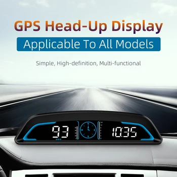 Для всех автомобилей G3 GPS HUD головной дисплей Спидометр Автомобильный умный цифровой будильник Напоминание автомобильный интеллект