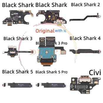 Оригинальное USB Зарядное Устройство Зарядный Порт Плата Док-станции Гибкий Кабель Для Xiaomi Black Shark 2 3 4 5 Pro CIVI Mi Pad Note 2 3