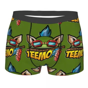 Трусы для игры Captain Teemo League of Legends LOL, хлопковые трусики, мужское нижнее белье, шорты-боксеры