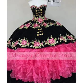 Удивительные пышные платья без бретелек с бантиками и аппликациями Платье знаменитостей Sweet 16 Vestidos De 15 Anos 2021