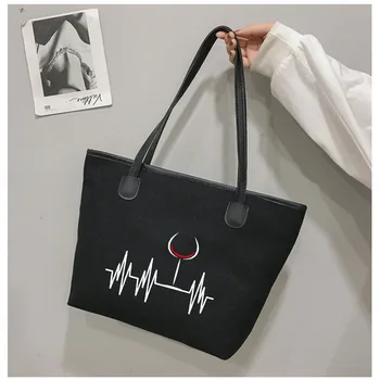 Винный подарок Heartbeat для любителей вина, женская холщовая сумка с забавным принтом, пляжная сумка, рабочая сумка