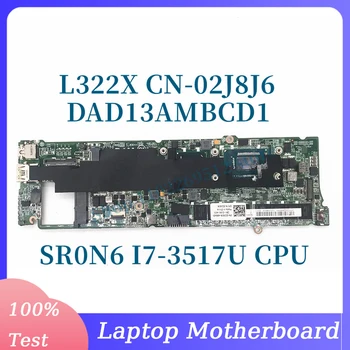 CN-02J8J6 02J8J6 2J8J6 С SR0N6 I7-3517U CPU 8G Материнская плата Для Dell L322X Материнская Плата Ноутбука DAD13AMBCD1 100% Полностью Протестирована Хорошо