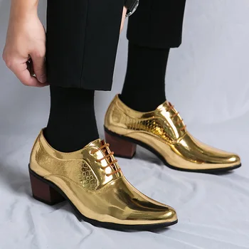 Мужская официальная обувь Tudor Gold Мужские Кожаные Туфли-Оксфорды Италия 2023 Модельные туфли Свадебные Кожаные Деловые туфли на шнуровке
